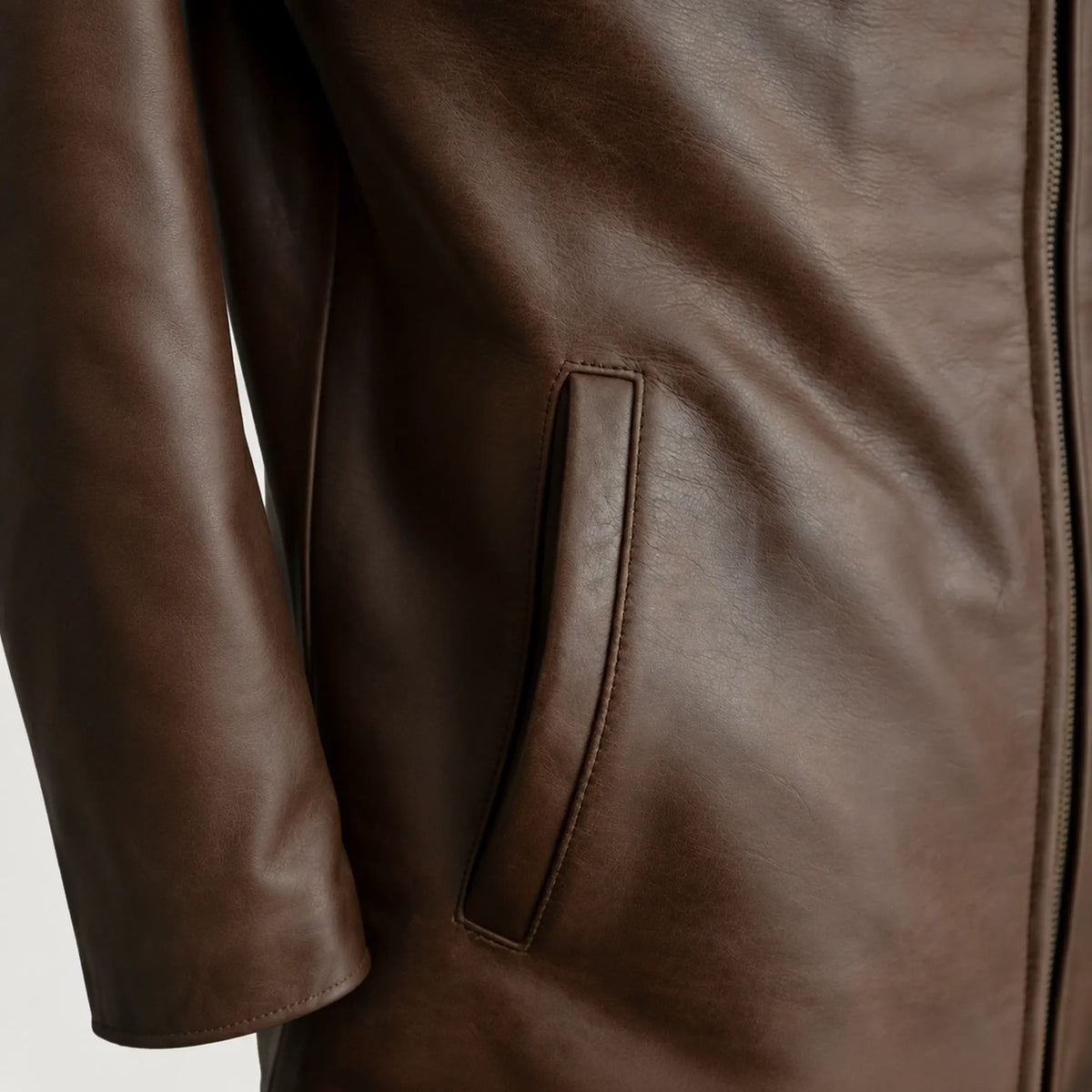 Men's Premium Brown Leather Jacket