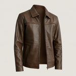 Men's Premium Brown Leather Jacket