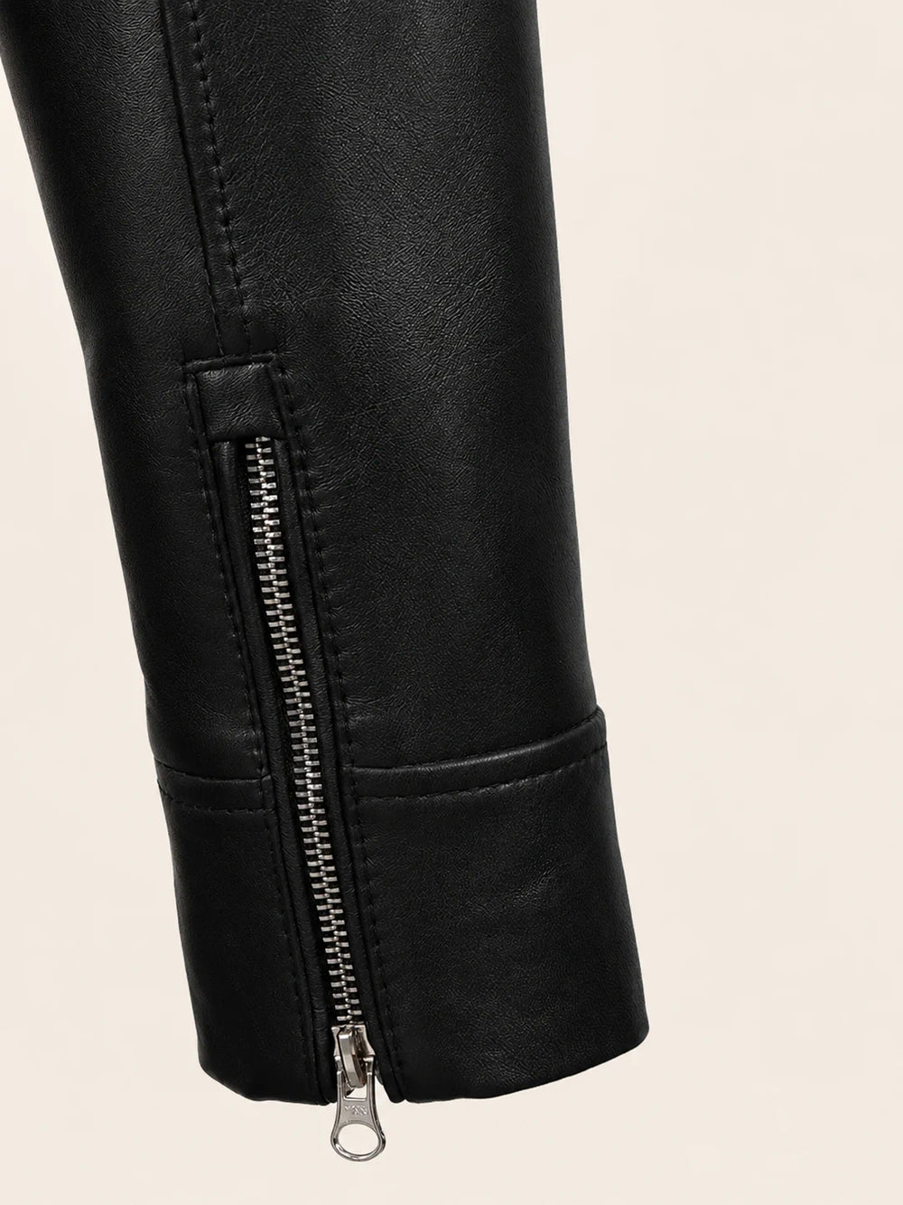 Men's Classic Black Leather Cafe Racer Jacket