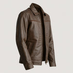 Men's Premium Brown Leather Jacket