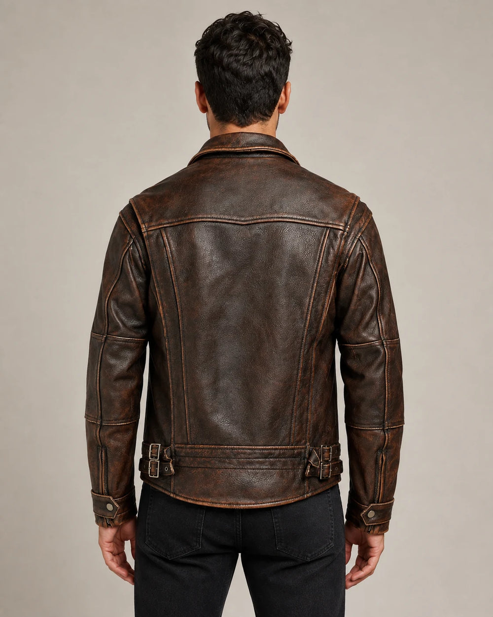 Men’s Adventure Bound Brown Leather Jacket