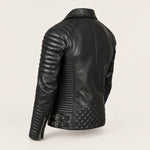 Men’s Armand Black Leather Biker Jacket