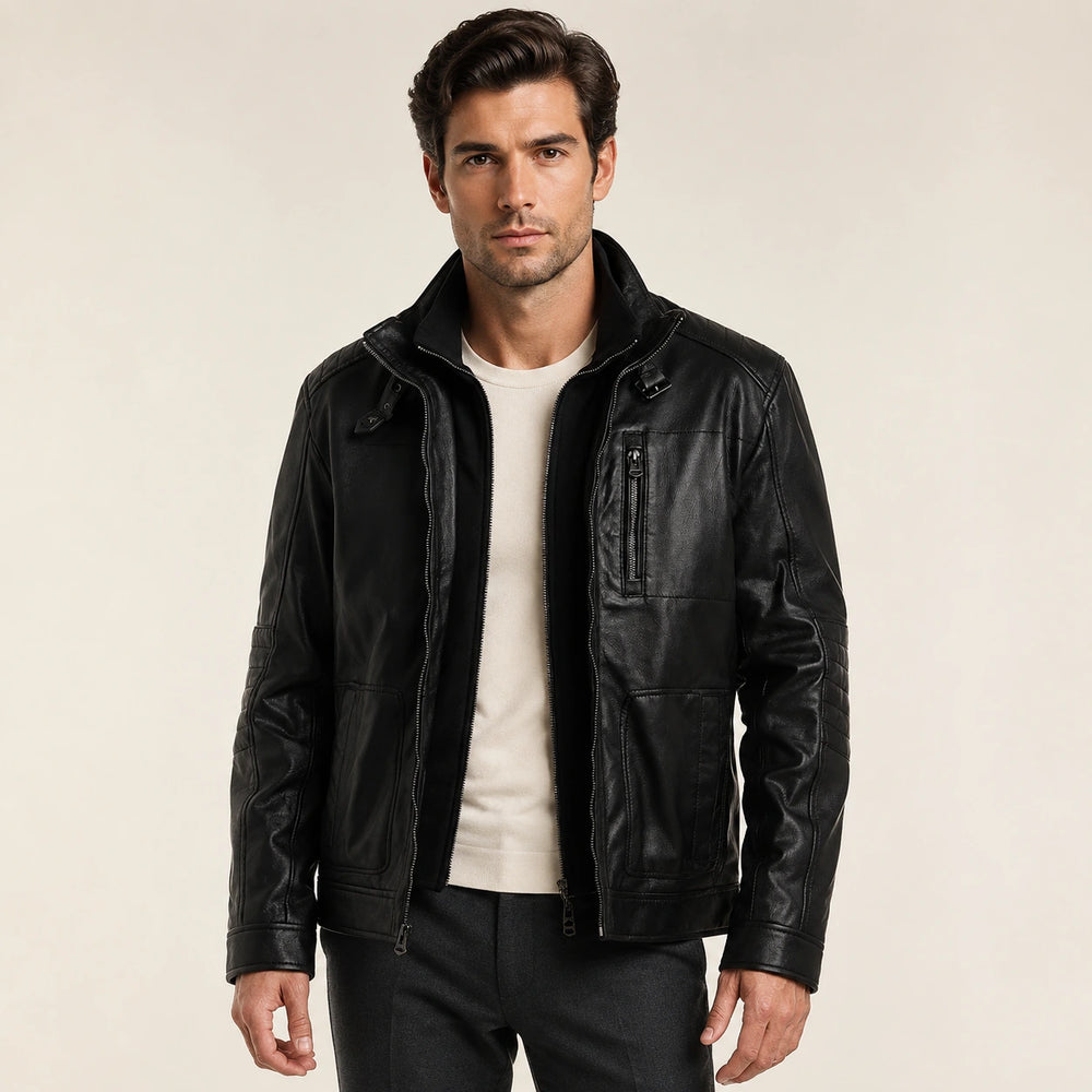 Black Leather Jacket for Men’s – Genuine Leather Jacket