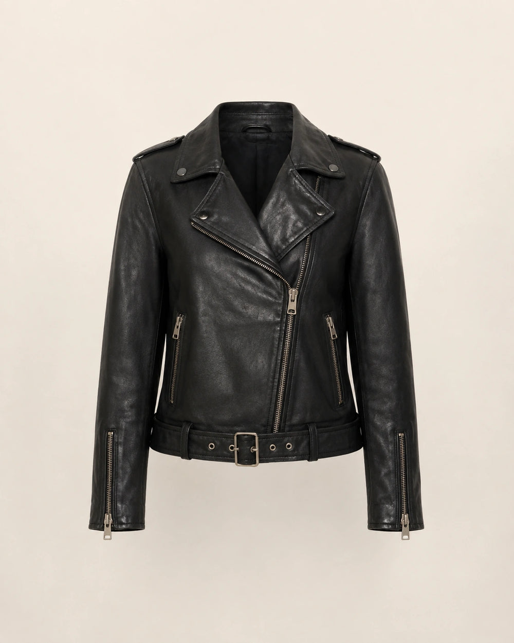 The Royal Bryce Dallas Howard Deep Cover Black Biker Jacket