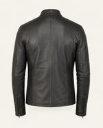 The Royal Men's Iconic Black Leather Jacket