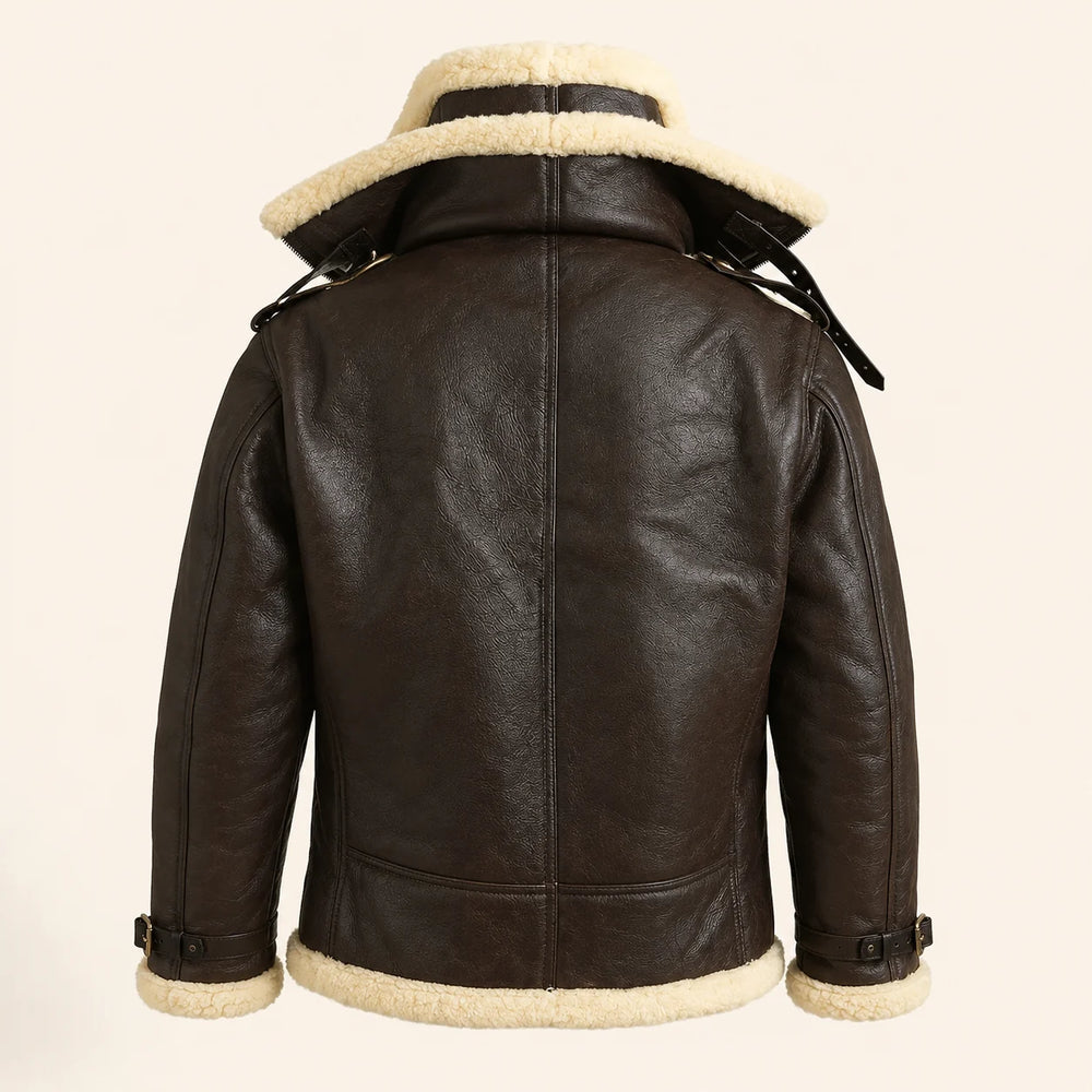 Premium Men’s RAF Aviator Bomber Leather Jacket