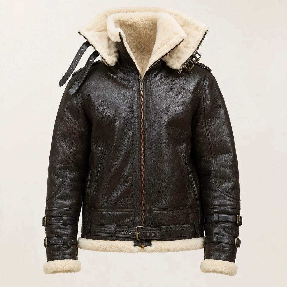 Premium Men’s RAF Aviator Bomber Leather Jacket