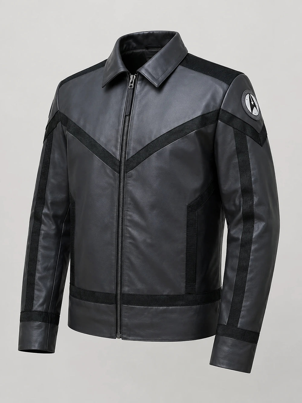 Star Trek Strange New Worlds Captain Pike Men's Leather Jacket