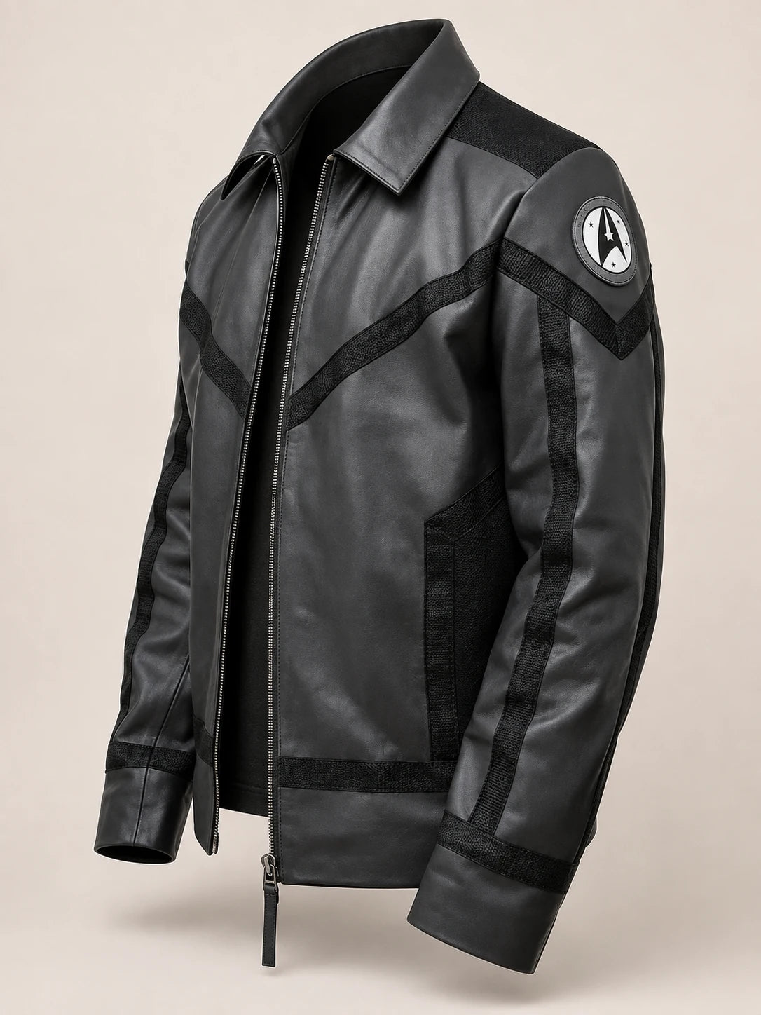 Star Trek Strange New Worlds Captain Pike Men's Leather Jacket